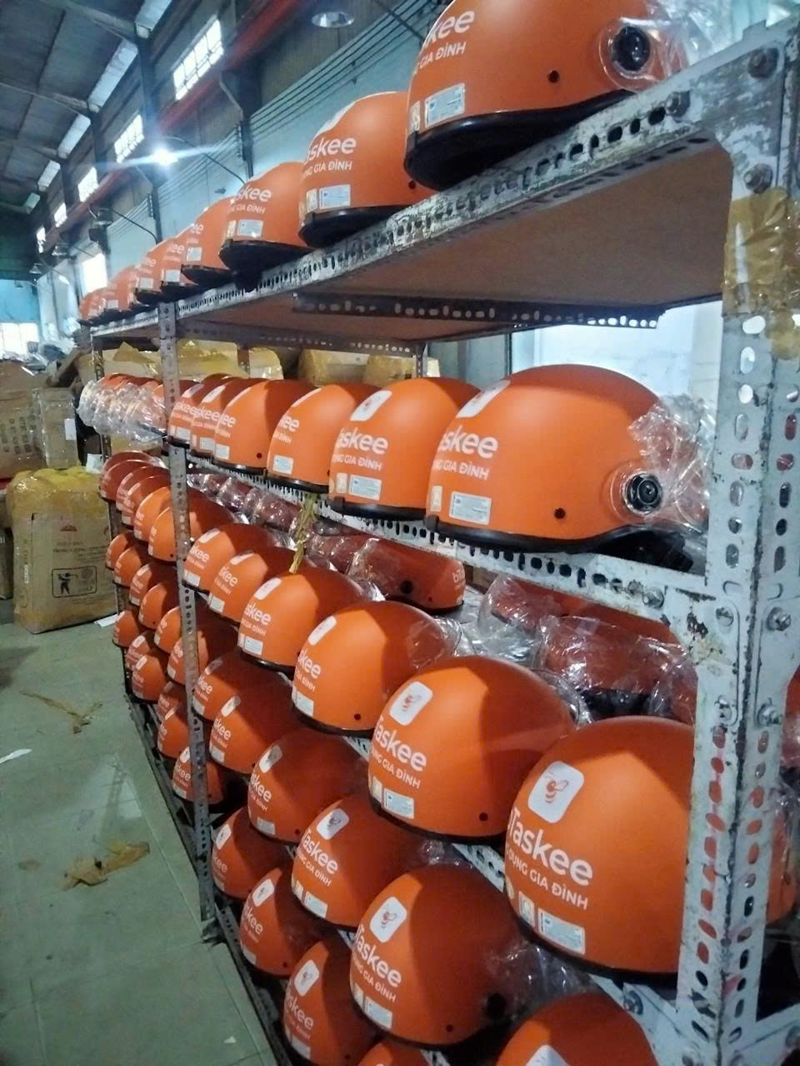 In nón bảo hiểm theo yêu cầu cho thương hiệu bTaskee