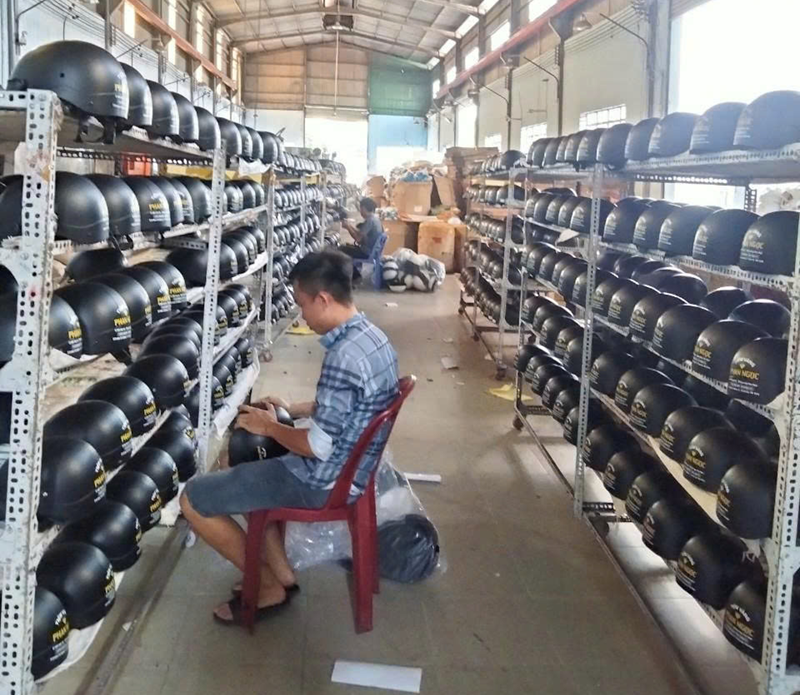 Nón bảo hiểm in logo thương hiệu chuyên nghiệp, uy tín