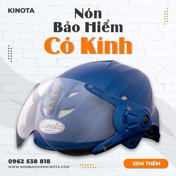 NÓN BẢO HIỂM PROTEC CÓ KÍNH – CK5