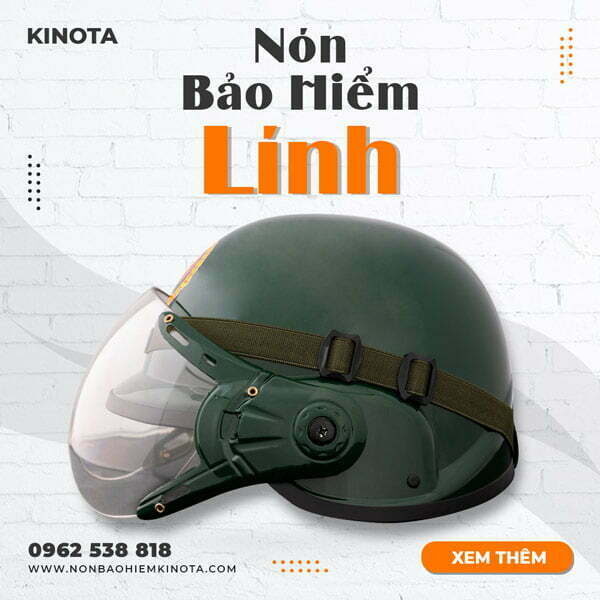 NÓN BẢO HIỂM LÍNH KIẾNG – NL8