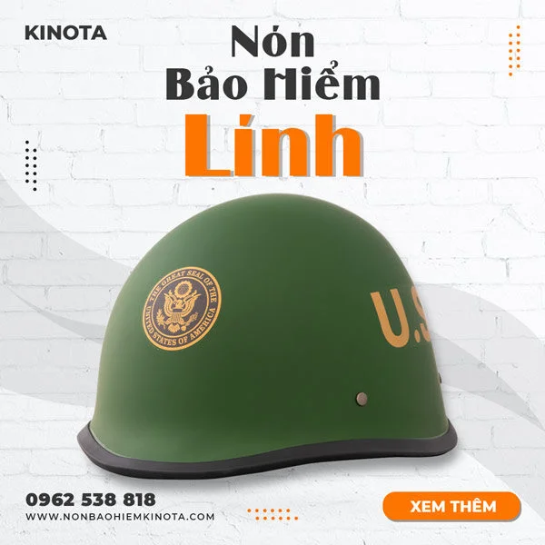 NÓN BẢO HIỂM LÍNH MỸ US – L1