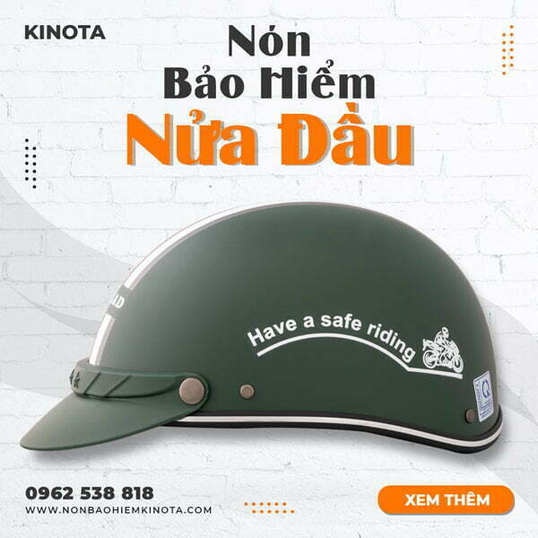 NÓN BẢO HIỂM NỬA ĐẦU – KT7