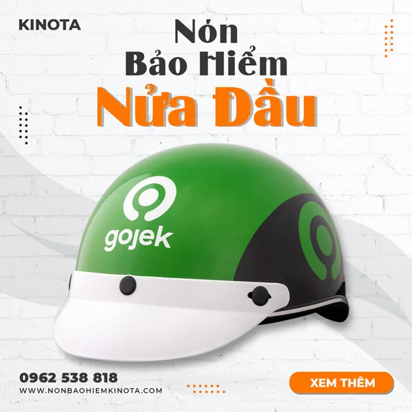 NÓN BẢO HIỂM NỬA ĐẦU MỎ MỎNG – KT6